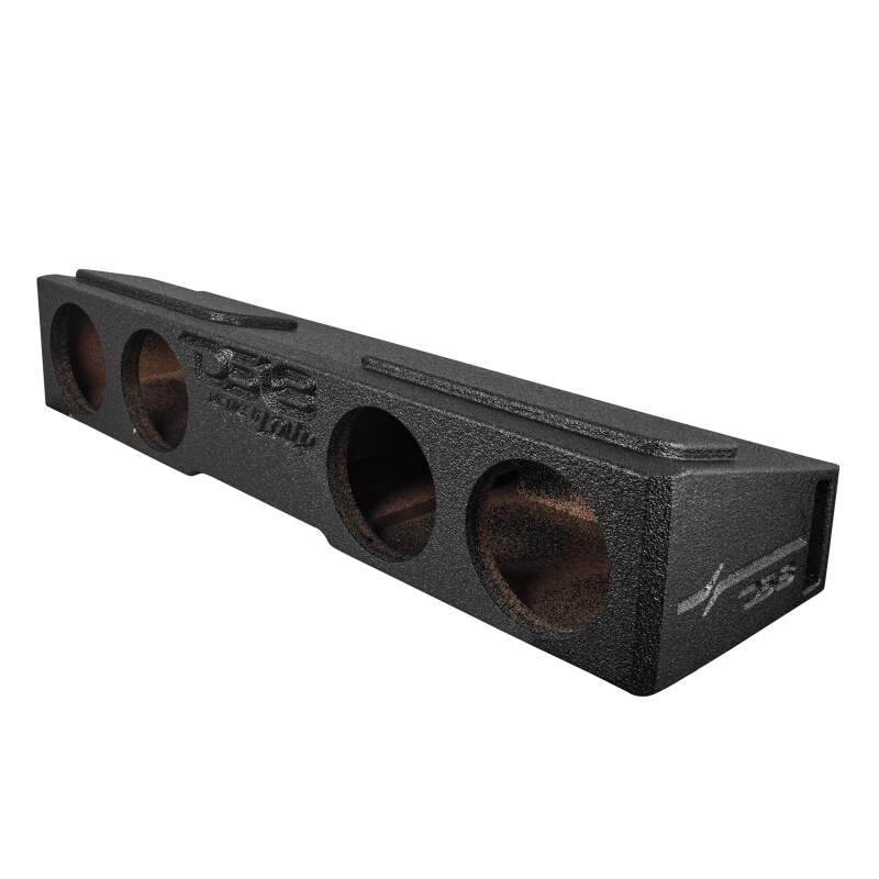 DS18 4 x 8in Forward Firing Underseat Ported Box Subwoofer Enclosure Black Spray Liner Paint Finish - EBM-FFPUFCG-4X8 - additional view 3