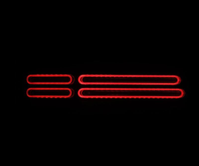 AlphaRex 23-25 Nissan Z Nova-Series Quad-Loop Style Prismatic LED Tail Lights - Black - 691012