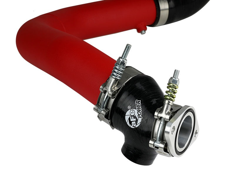 aFe BladeRunner 2.5in Aluminium Hot Side Charge Pipe 15-20 Subaru WRX 2.0T - Red - 46-20378-R
