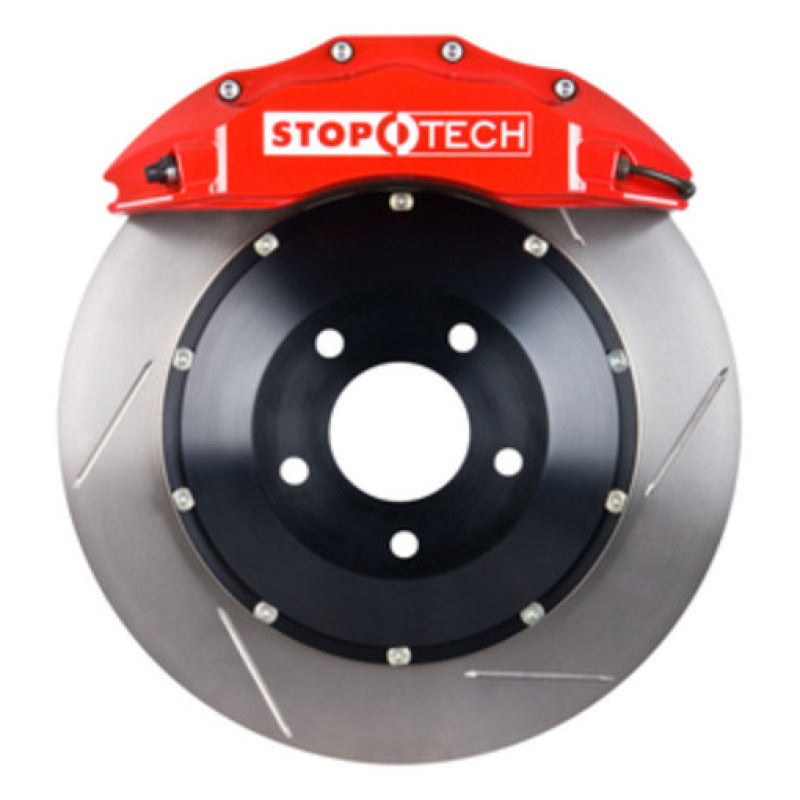 StopTech 08-09 WRX STi Front BBK ST60 355x32 Slotted Rotors Red Calipers - 83.842.6700.71