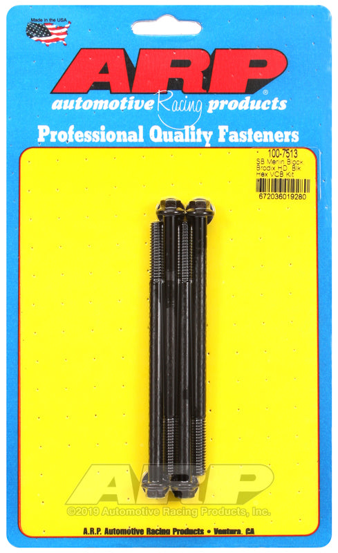 ARP Merlin block, Brodix head SB  hex valve cover bolt kit - 100-7513