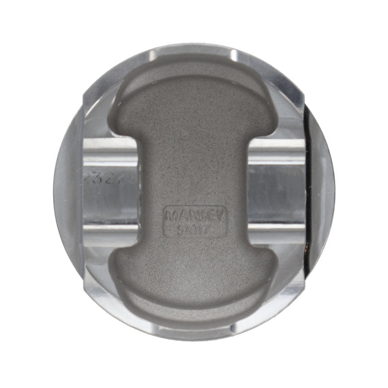 Manley 16+ Nissan VR30DDTT 86mm Bore 10:1 CR -3.5cc Dome Flat Top E/D Piston w/ Rings (SINGLE) - 642EGR1-1