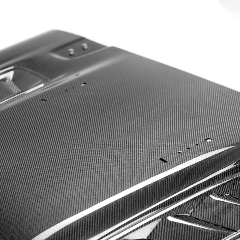 Anderson Composites 19-20 Jeep Wrangler Rubicon Type-OE Carbon Fiber Hood - AC-HD19JPRU-OE