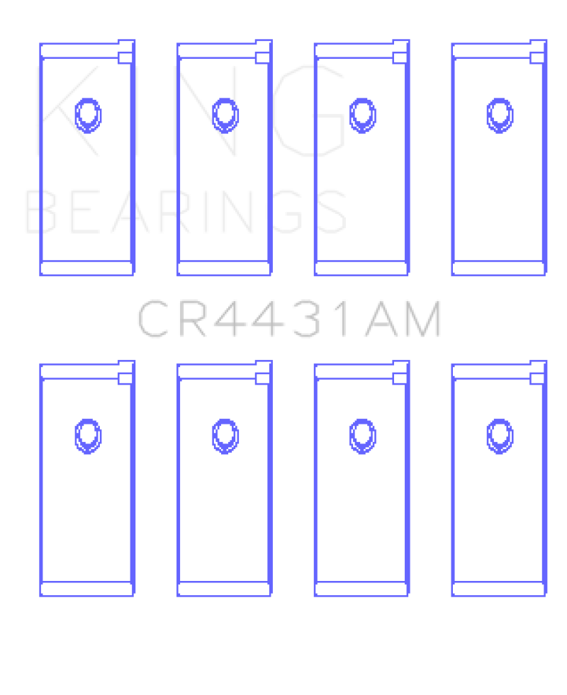 King Nissan (Size STD) Rod Bearing Set - CR4431AM
