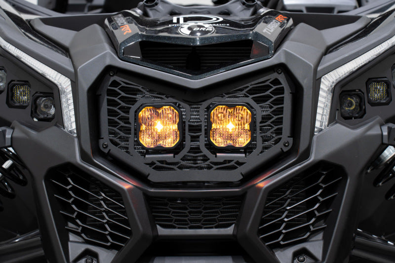 Diode Dynamics 17-24 Can-Am Maverick X3 Stage Series LED Grille Kit - Sport White Combo - DD7878
