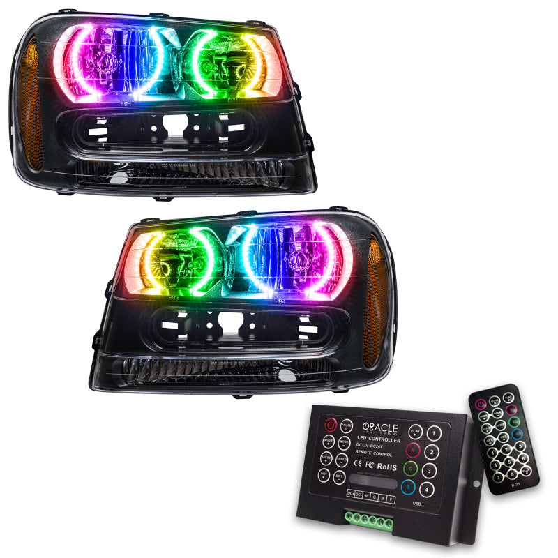 Oracle 02-09 Chevrolet Trail Blazer SMD HL - ColorSHIFT w/ 2.0 Controller SEE WARRANTY - 8168-333