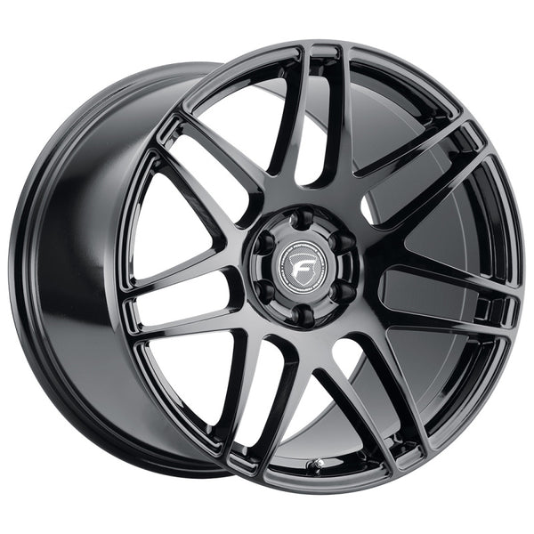Forgestar F14 18x13 / 6x114.3 BP / ET62 / 9.4in BS Gloss Black Wheel - F25183076P62 by Forgestar - front view