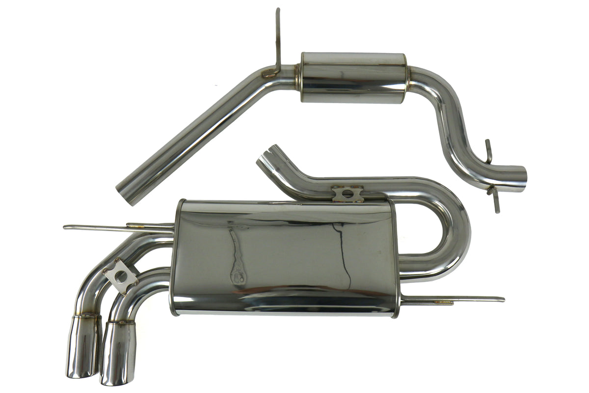 Invidia 05-08 VW Golf GTI Q300 Rolled SS Tip Cat-Back Exhaust - HS05GF5G3S