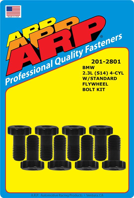 ARP BMW 2.3L (S14) 22mm UHL Flywheel Bolt Kit (Set of 8) - 201-2801 for 1988-1991 BMW M3 - front view