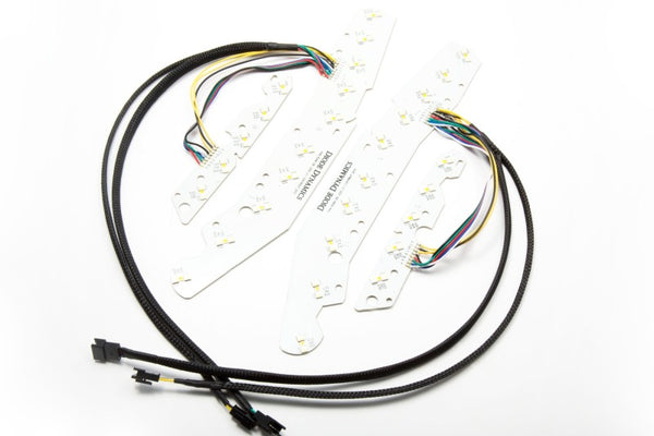 Diode Dynamics Ram RGBWA DRL LED Boards 13-16 Dodge - DD2014 for 2013-2018 Ram 1500 - front view