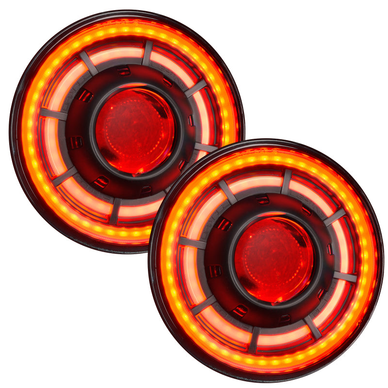 ORACLE Lighting 0718 Jeep Wrangler JK Oculus 7in ColorSHIFT BiLED Projector Headlights SEE WARRANTY - 5876-504