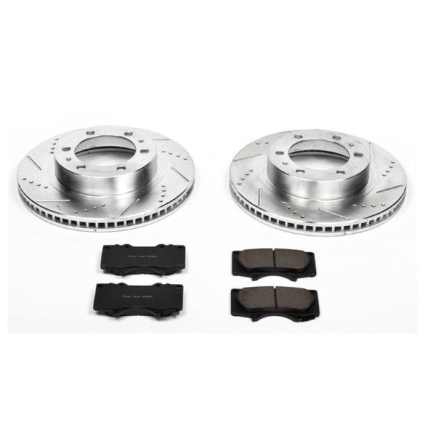 Power Stop 03-09 Toyota 4Runner Front Z23 Evolution Sport Brake Kit - K137 for 2005-2023 Toyota Tacoma - front view