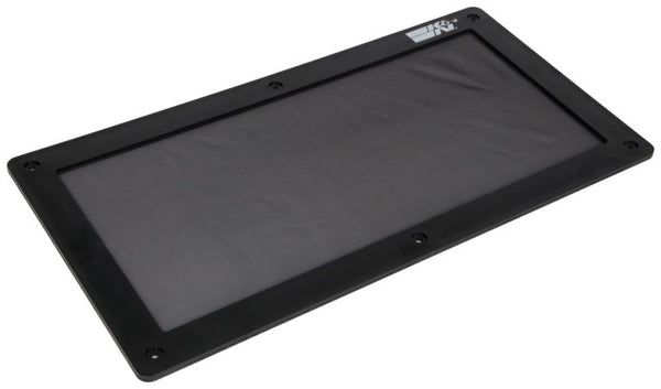 K&N Black Drycharger Garage Vent Cover - 25-9000 by K&N Engineering - front view