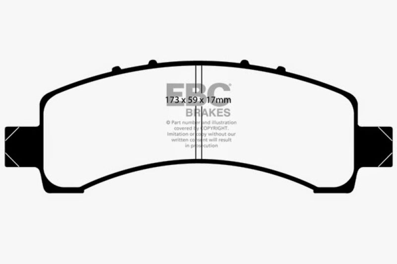 EBC 02 Cadillac Escalade 5.3 (Akebono rear caliper) Greenstuff Rear Brake Pads - DP61667