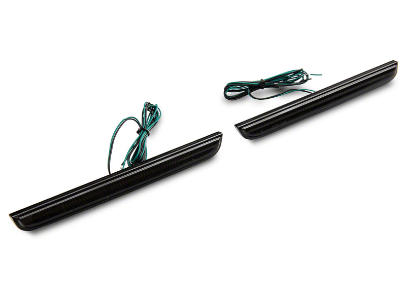Raxiom 15-23 Dodge Challenger Axial Series LED Rear Bumper Reflector Lamps- Smoked - CH6725
