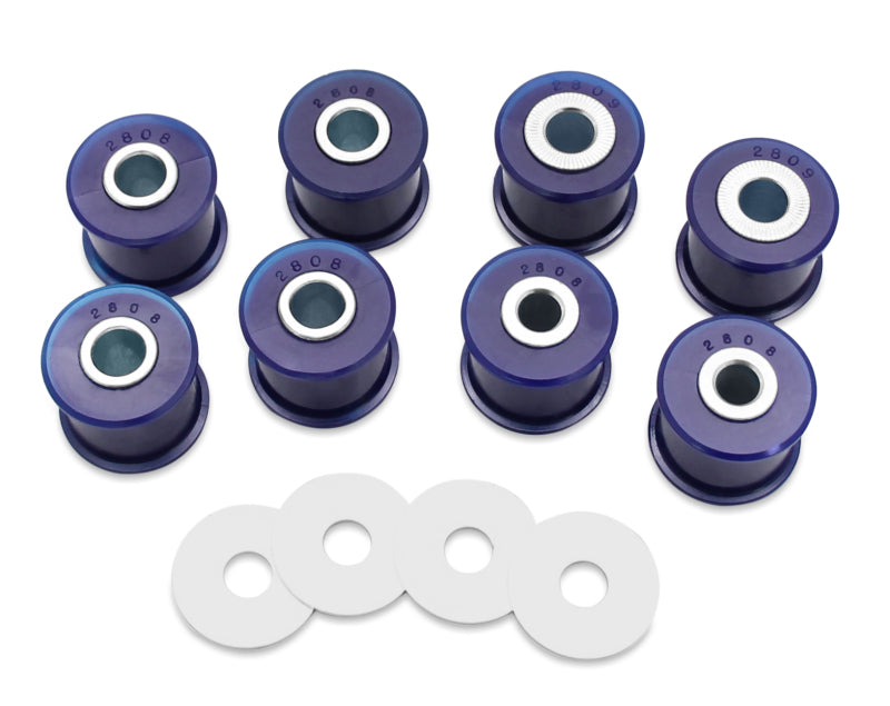 SuperPro - Rear Lateral Link Inner & Outer Bushing Kit (38mm Arm I.D.) - SPF2808K for 2002-2007 Subaru Impreza - angle view