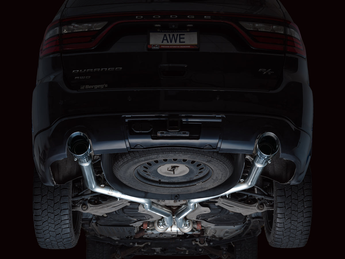 AWE Tuning 11-24 Dodge Durango 5.7L Track Edition Exhaust w/ Chrome Silver Tips - 3020-32575