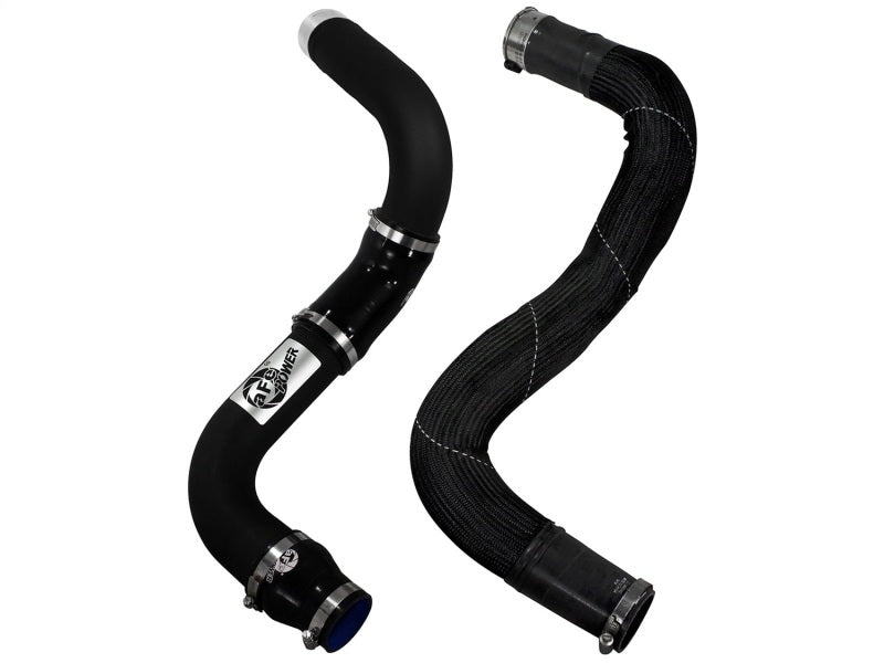 aFe BladeRunner 3in Intercooler Tube Cold Side Black for 14-15 Ram 1500 EcoDiesel V6-3.0L (td) - 46-20179-B