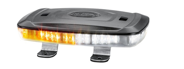 Hella L/Bar Mini 10In Led (Mv Fxd Amb/Wht) - 014566411 by Hella - front view