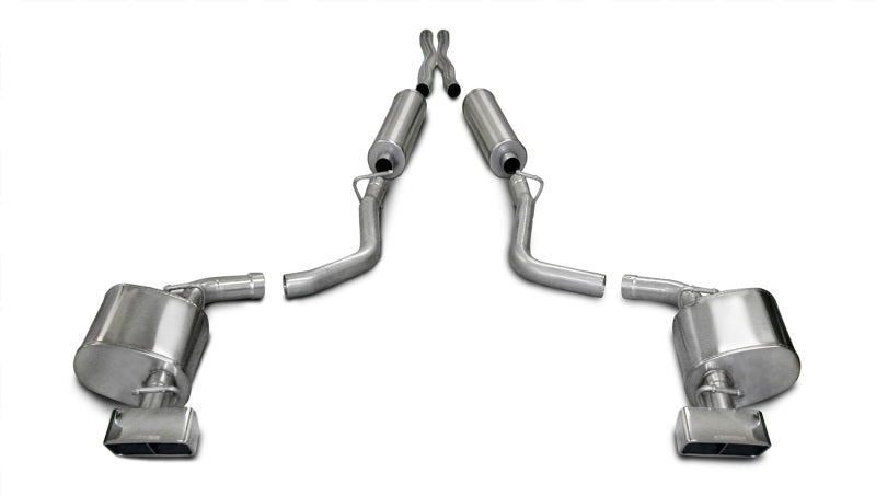 Corsa 2009-2010 Dodge Challenger R/T 5.7L V8 Auto Polished Xtreme Cat-Back Exhaust - 14436