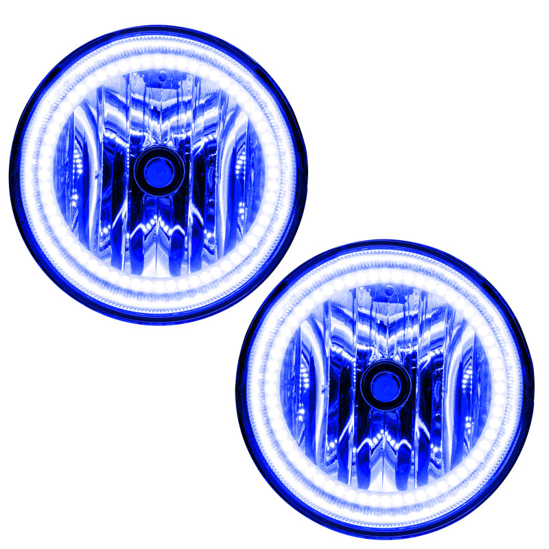 Oracle Lighting 07-13 Toyota Tundra Pre-Assembled LED Halo Fog Lights -Blue SEE WARRANTY - 7095-002