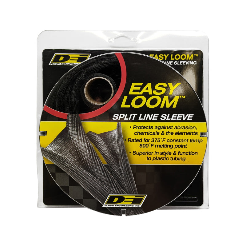 DEI Split Wire Sleeve Easy Loom 5mm-3/16in x 20 Black - 10650
