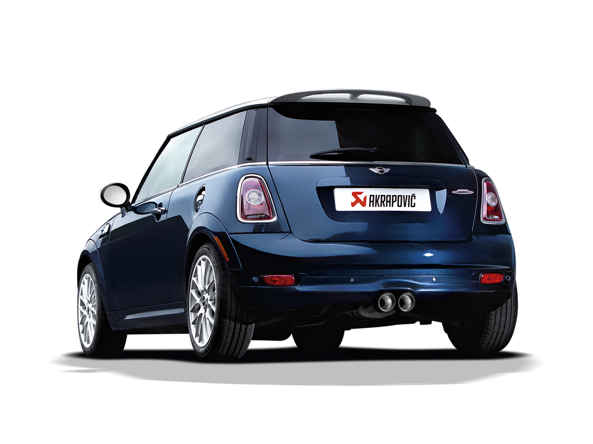 Akrapovic 07-14 MINI Cooper S (R56) Evolution Line Cat Back (SS) w/ Carbon Tips - ME-MIN/TI/1H-C
