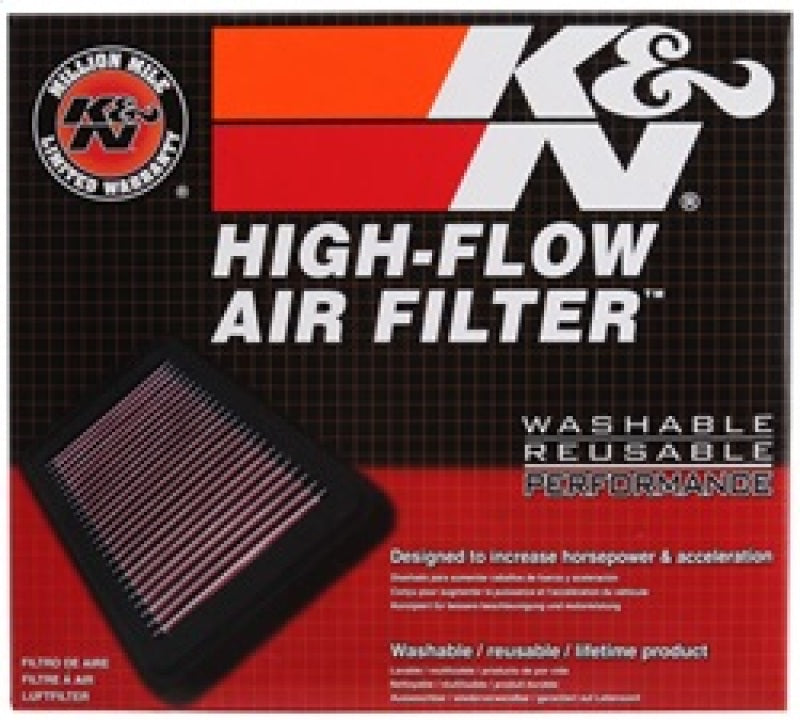 K&N 2019 Mercedes Benz A220 L4-2.0L DSL Turbo Replacement Drop In Air Filter - 33-3139 by K&N Engineering - package contents