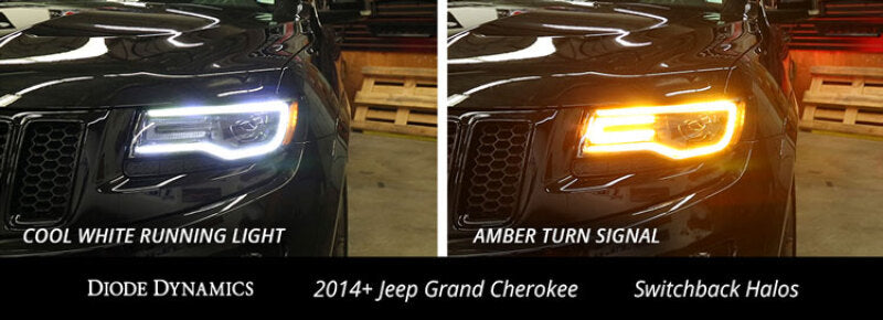 Diode Dynamics 14-21 Jeep Grand Cherokee Switchback LED Halos - DD2216