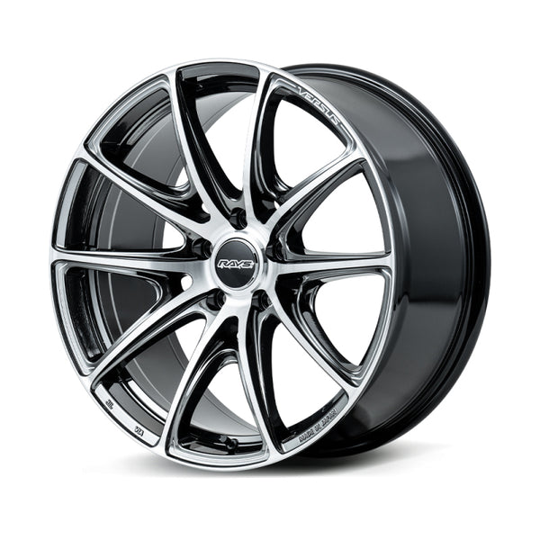 Versus VV25R 19x9.5 / +38 / 5x112 - Diamond Cut / Side Jet Black - WTKR438MYAJ by Versus
