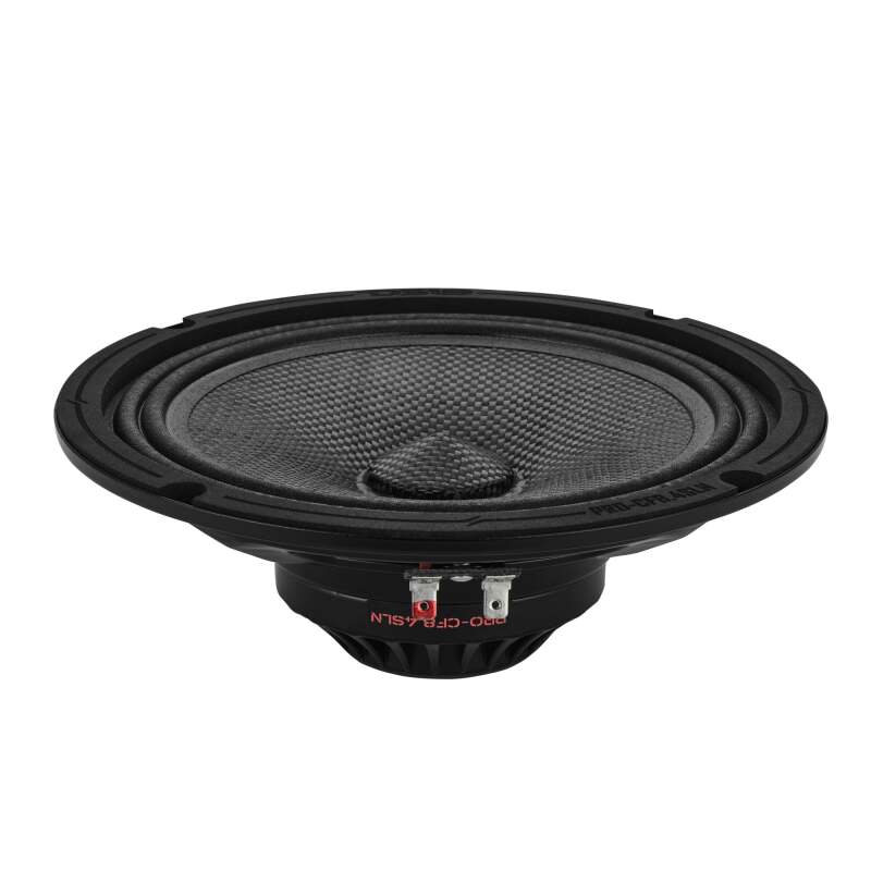 DS18 8in 200 Watts RMS 4 ohm Mid-Range Loudspeaker Neodymium Shallow - PRO-CF8.4SLN - close-up view