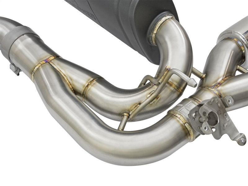 aFe MACHForce XP 3in - 2 1/2in Axle Back 304SS Exhaust w/ Polished Tips 16-18 BMW M2 (f87) - 49-36333-P