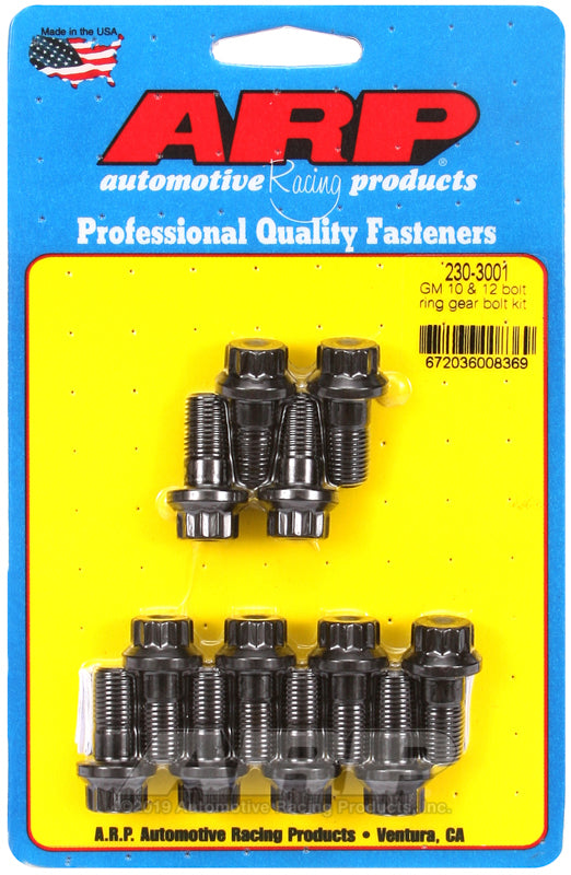 ARP GM 10 and 12 Bolt Ring Gear Bolt Kit - 230-3001
