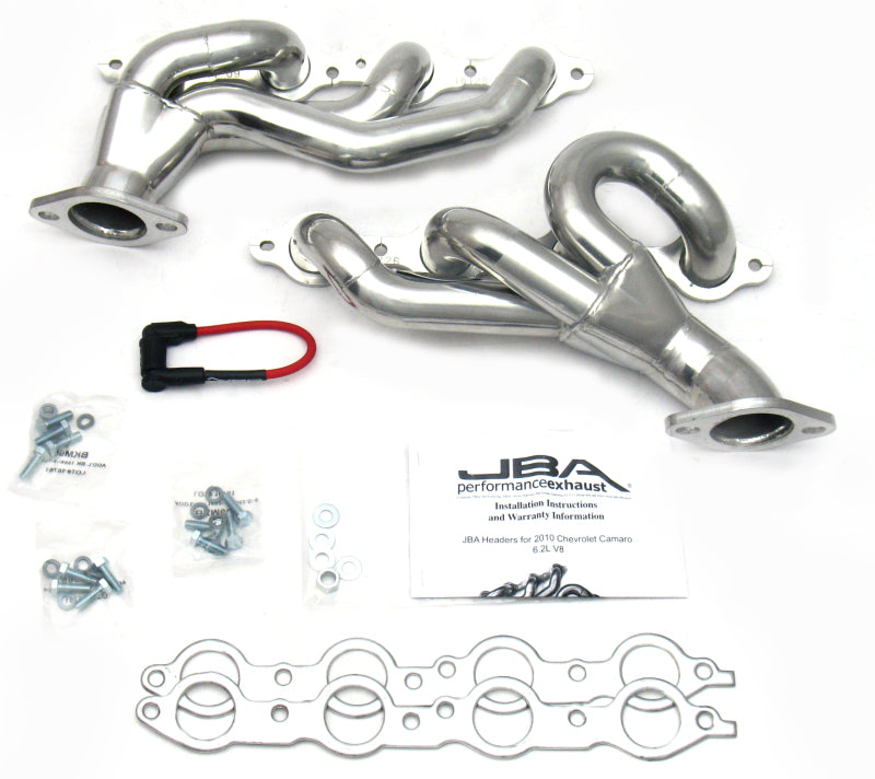 JBA 14-17 Chevy SS 6.2L LS 1-3/4in Primary Silver Ctd Cat4Ward Header - 1813SJS