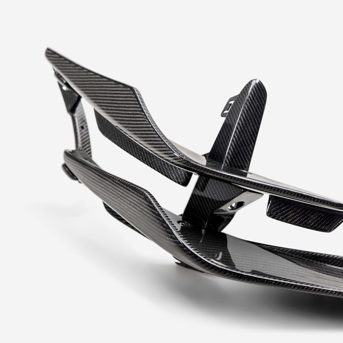Seibon 23-24 Honda Civic Type-R Carbon Front Bumper Canards - FBC23HDCVR