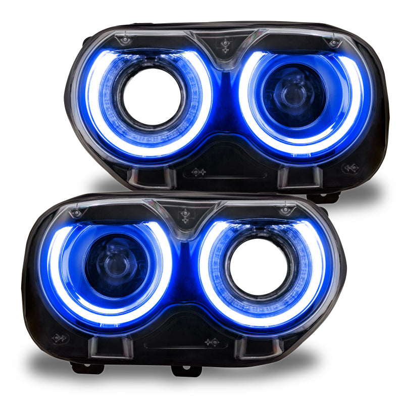 Oracle 15-21 Dodge Challenger RGB+W Headlight DRL Upgrade Kit - ColorSHIFT+W SEE WARRANTY - 1329-339
