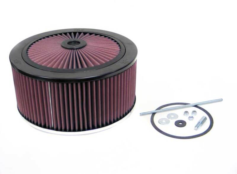 K&N X-Stream Top Assembly 7.313in Flange ID / 11in x 4.5in Custom Assembly - 66-3140 by K&N Engineering - front view