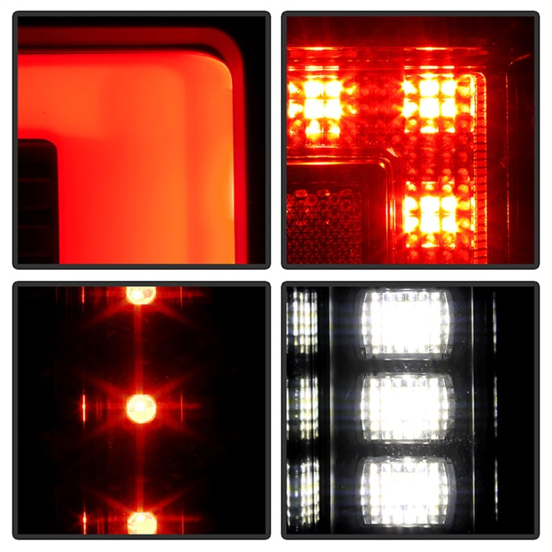 Spyder 20-21 Ford F250 Superduty LED Tail Lights - Black (ALT-YD-FS20HAL-LED-BK) - 5088659