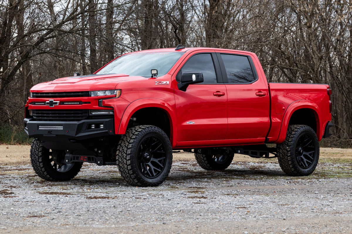 Rough Country - Fender Flares - Sport - GA0 Northsky Blue - Chevy Silverado 1500 2WD/4WD (2019-2025 & Classic) - S-C12210-GA0
