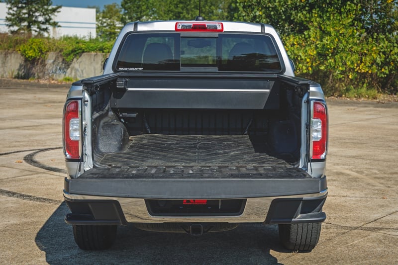 Rough Country - Powered Retractable Bed Cover - 5' Bed - Chevy/GMC Canyon/Colorado (15-26) - 51120500 by Rough Country - rear