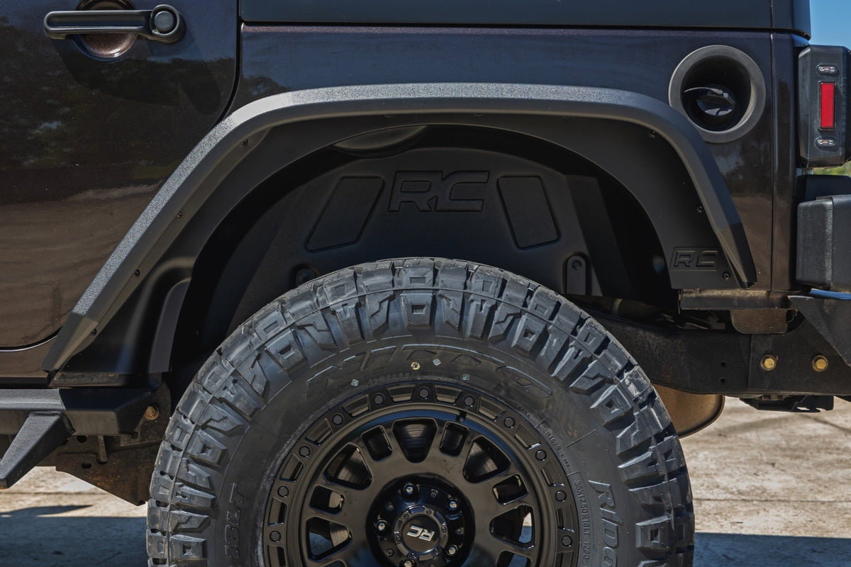 Rough Country - Rear Wheel Well Liners - Jeep Wrangler Unlimited 2WD/4WD (2007-2018)