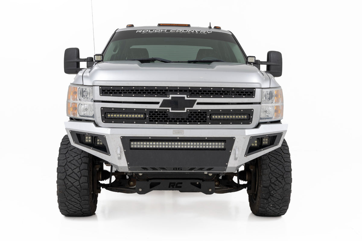 LED Light Kit | Ditch Mount |  3&quot; OSRAM | Wide | Chevy 1500 &amp; Chevy/GMC 2500HD/3500HD (07-14)