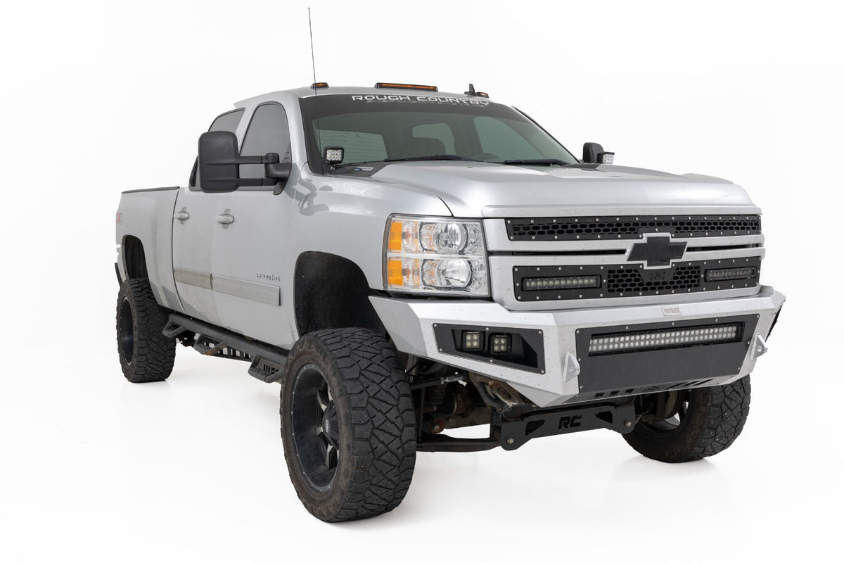 LED Light | Ditch Mount | 2&quot; Black Pair | Amber DRL | Chevy 1500 (2007-2013)