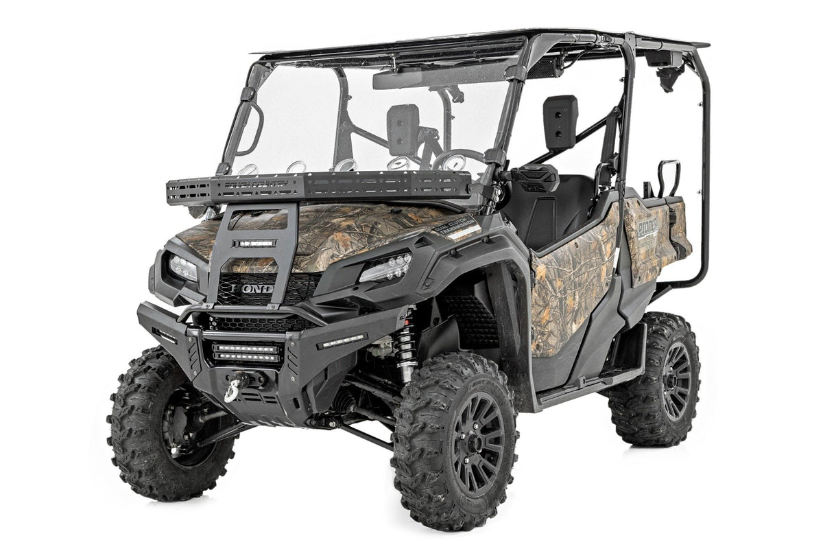 Front Cargo Rack | Black Series LED | 6&quot; Light | Slime Line | Honda Pioneer 1000/Pioneer 1000-5