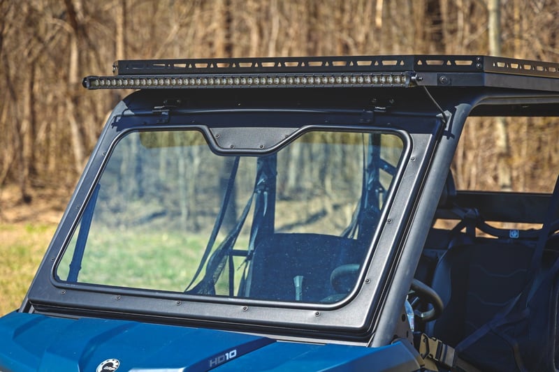 Rough Country - LED Light Deck Roof 50" Spectrum Single Row Can-Am Defender MAX HD10 - 97097 by Rough Country - side view