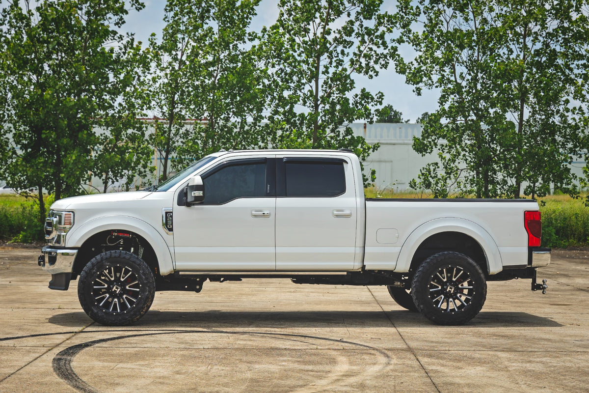 Rough Country - Side Window Deflectors - Tape On Rain Guard - Ford F-150 (17-24) F-250 (15-24) - 931524 by Rough Country - cl