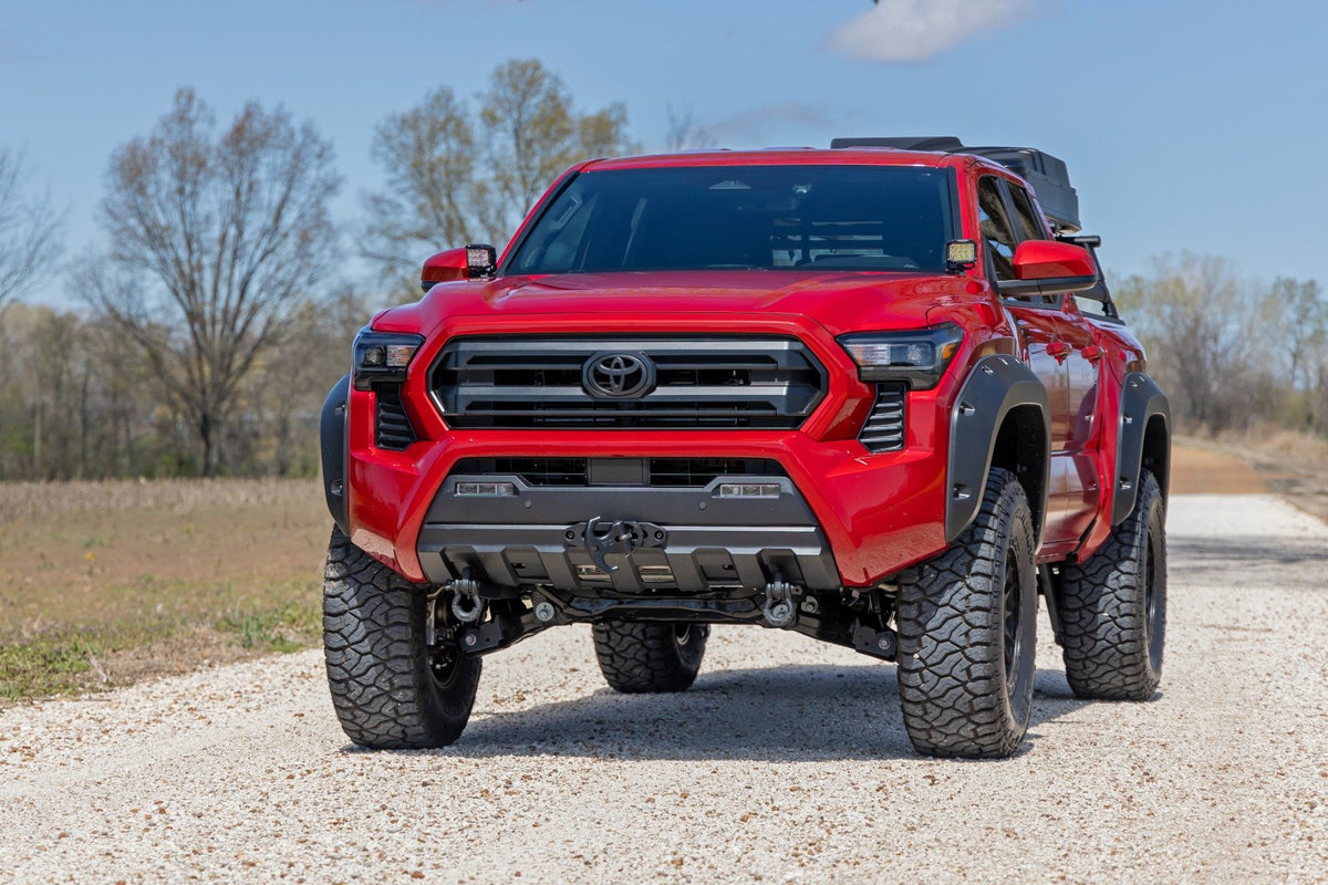 Rough Country - LED Light Kit - Ditch Mount - 2" Black Pair - Amber DRL - Toyota Tacoma (24-25) - 72104 for 2024 Toyota Tacom