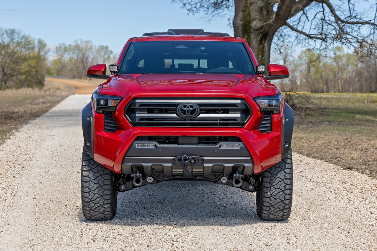 Rough Country - LED Light Kit - Ditch Mount - 2" Black Pair - Amber DRL - Toyota Tacoma (24-25) - 72104 for 2024 Toyota Tacom