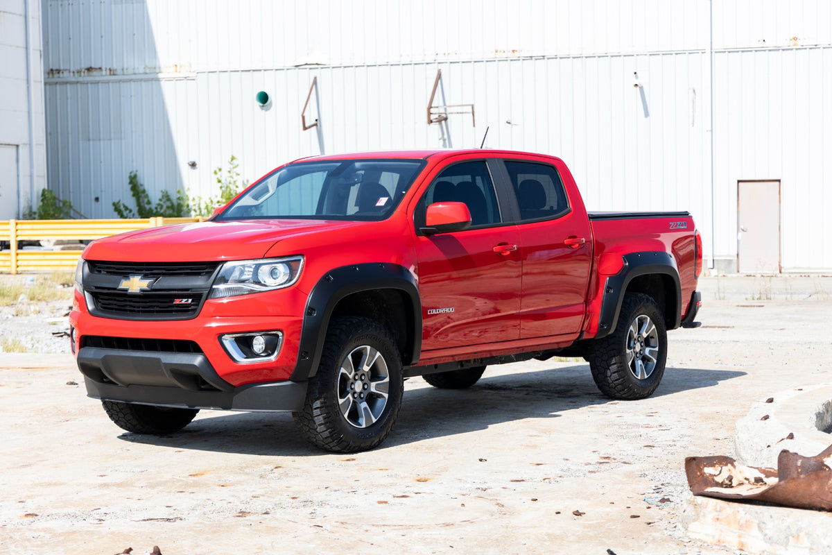 Rough Country - Pocket Fender Flares - GAN Silver Ice - Chevy Colorado 2WD/4WD (2015-2022) - F-C11511A-GAN for 2015-2022 Chev