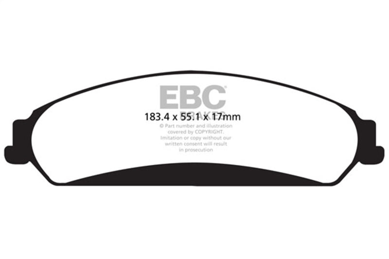 EBC 11+ Chrysler 300 Limited 3.6 4WD Greenstuff Front Brake Pads - DP22139